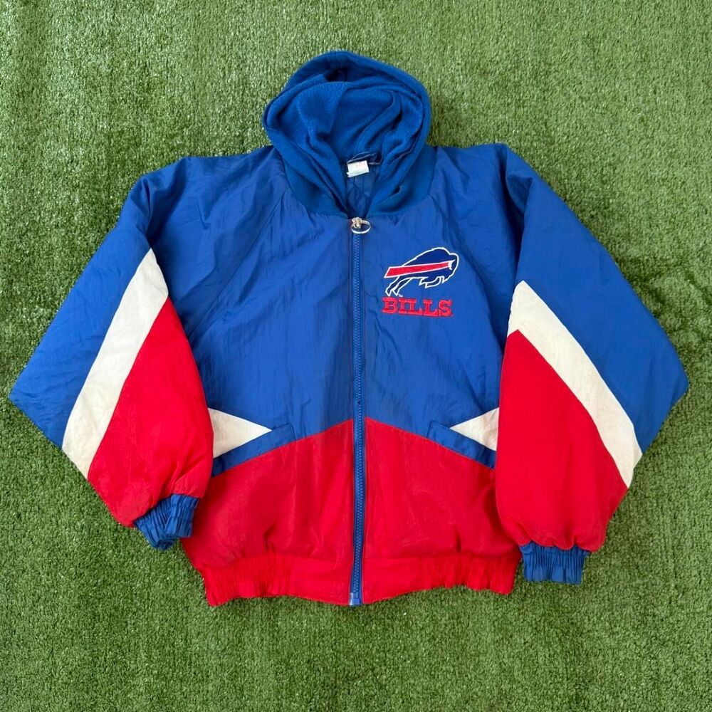 Kids Vintage Buffalo Bills NFL windbreaker jacket
